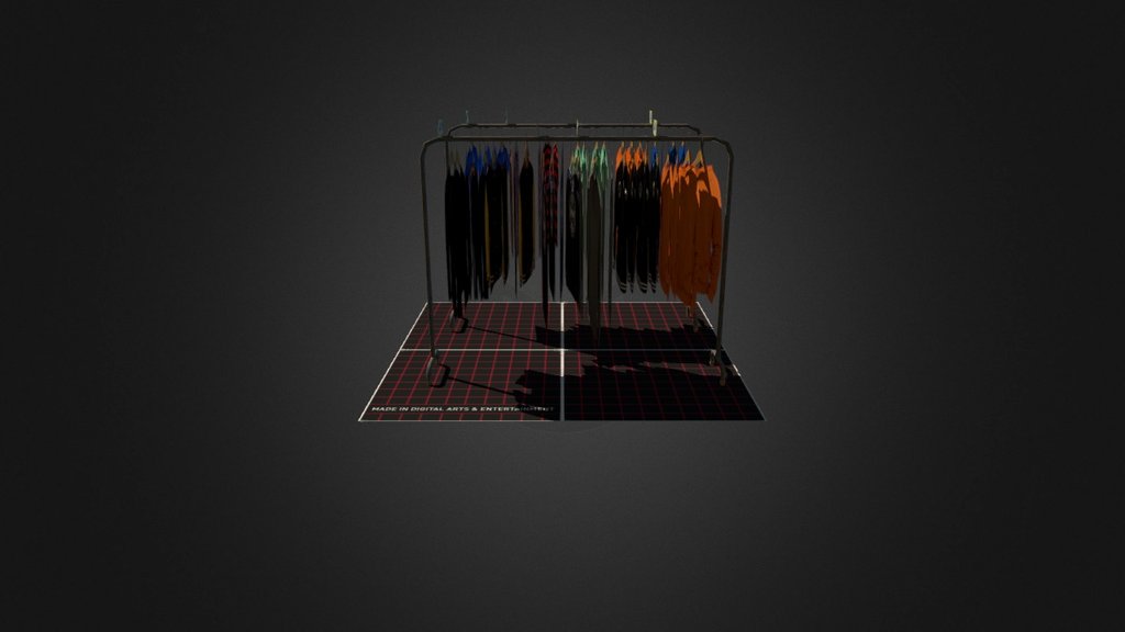 Shop Clothing 3d model