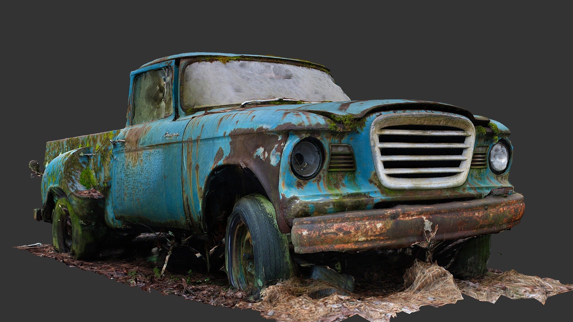 Studebaker Champ Pickup (Raw Scan) 3d model