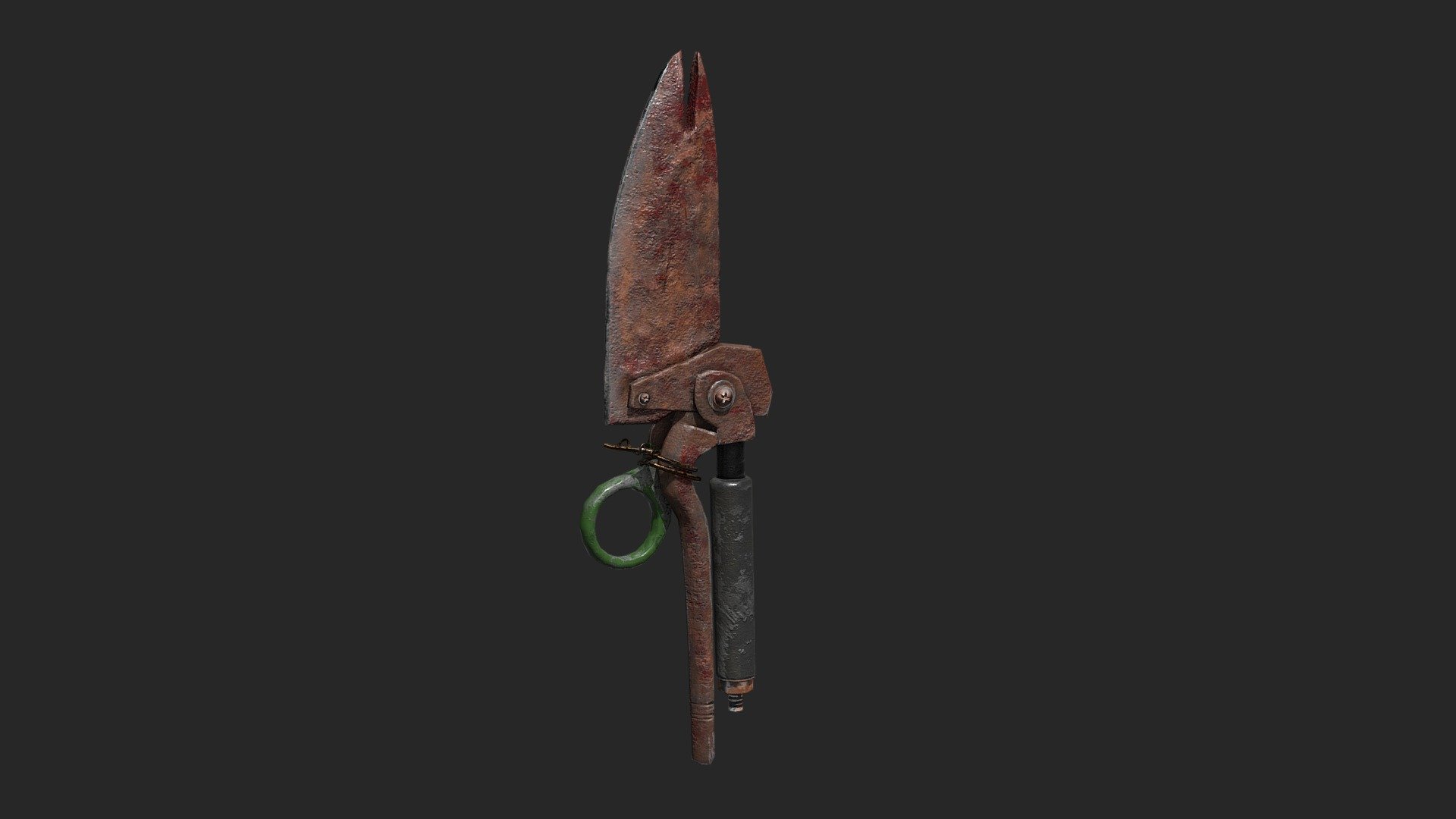 Post Apocalypstical Weapon 3d model