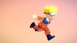 Naruto 3-heads tall