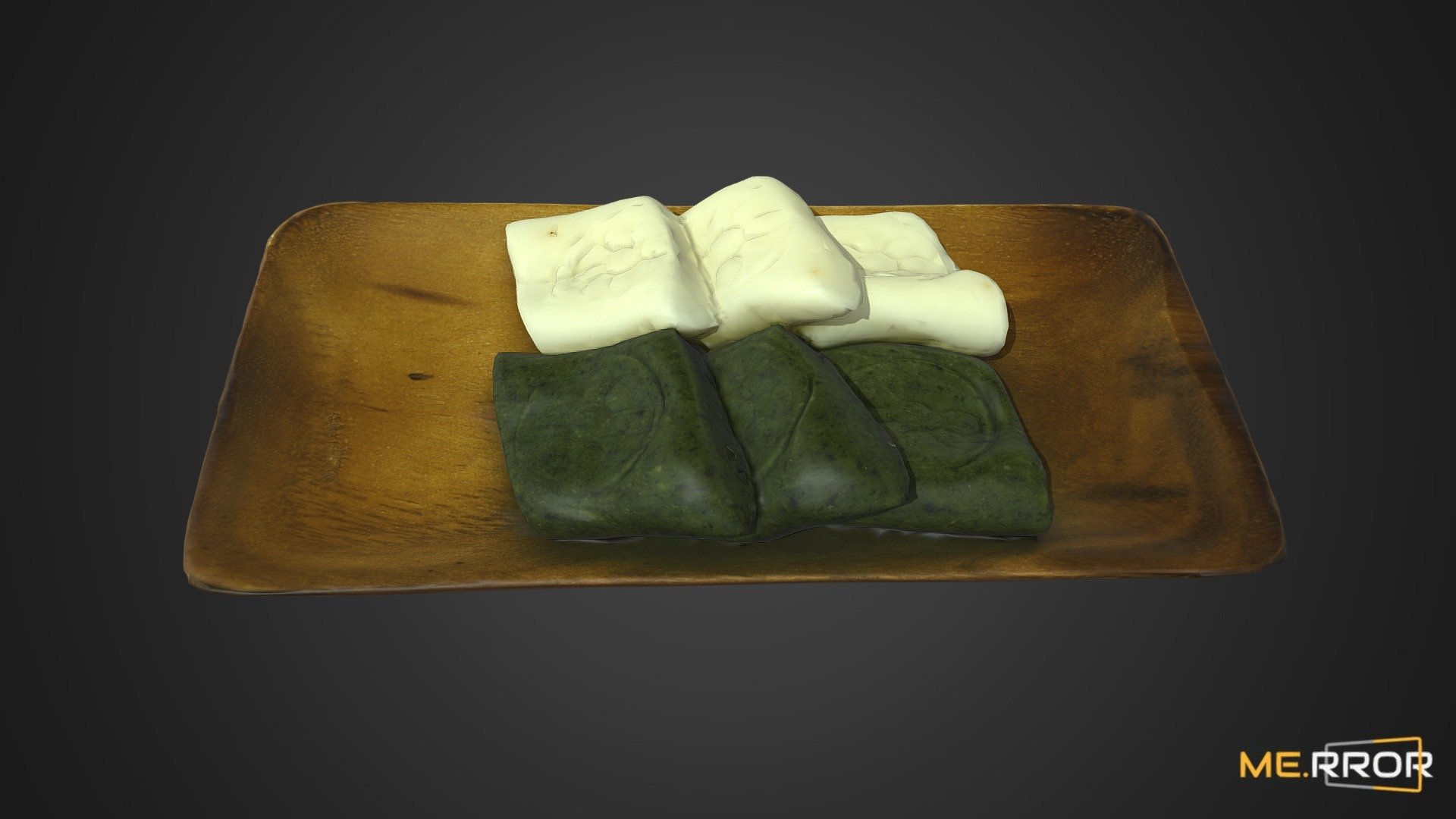 Korean Rice Cake JeolPyeon 3d model