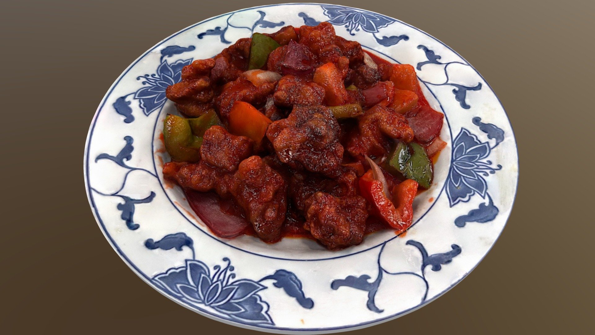 Emmas Sweet And Sour Pork 3d model