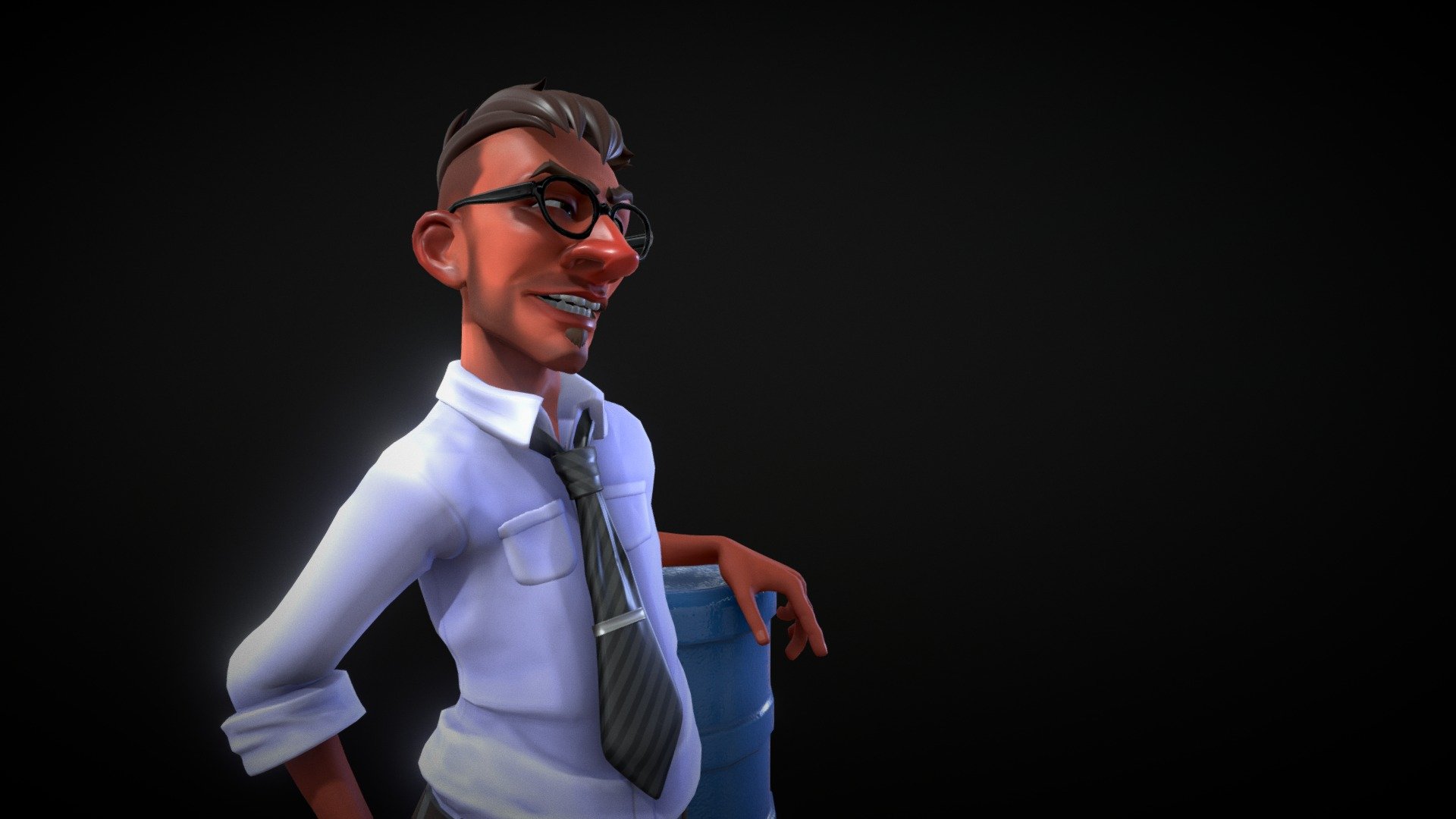 The office guy 3d model