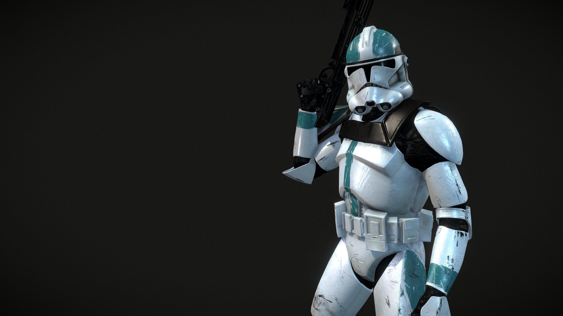 Clone Captain Howzer 3d model