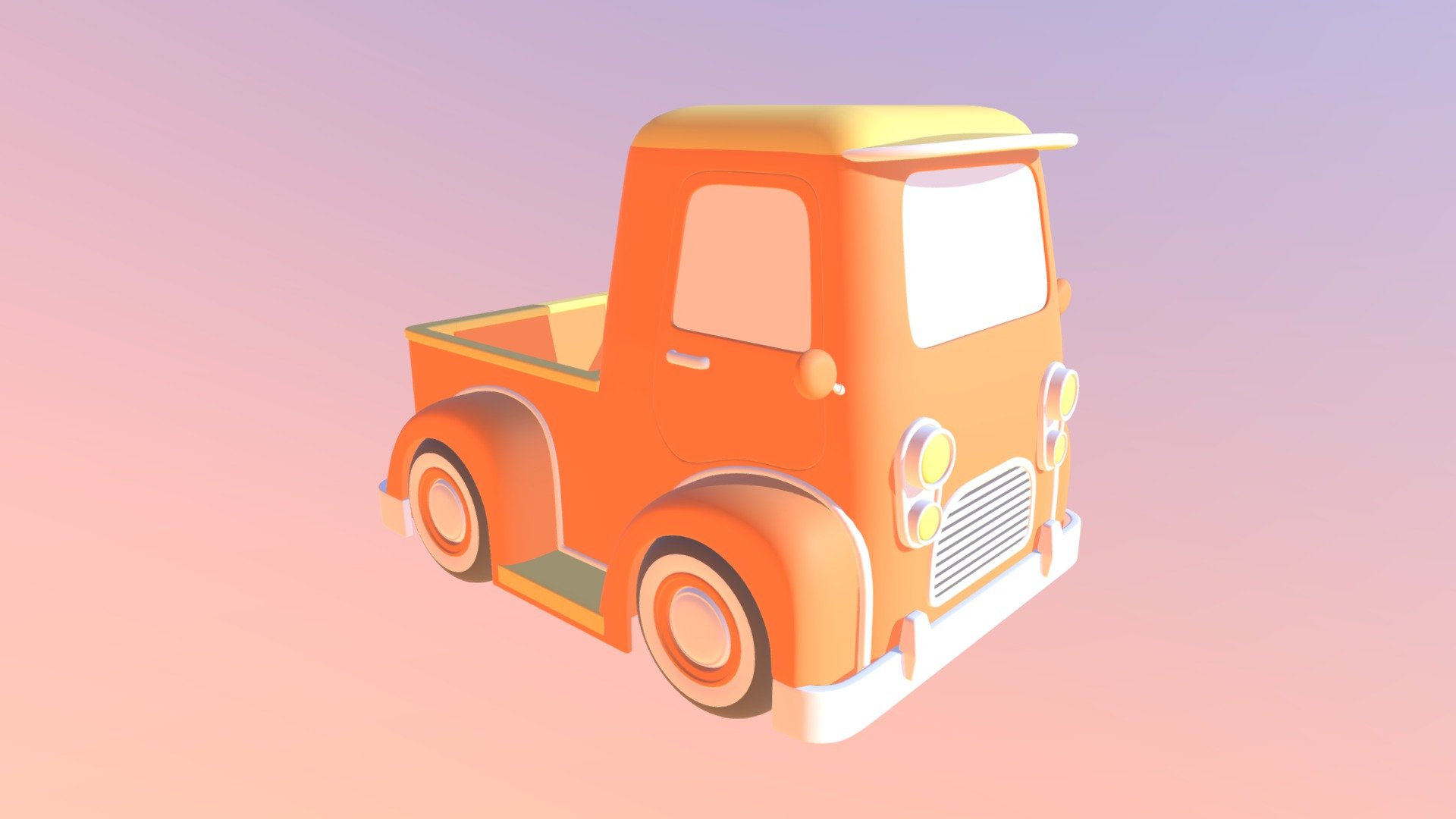 Pick Up Truck 3d model