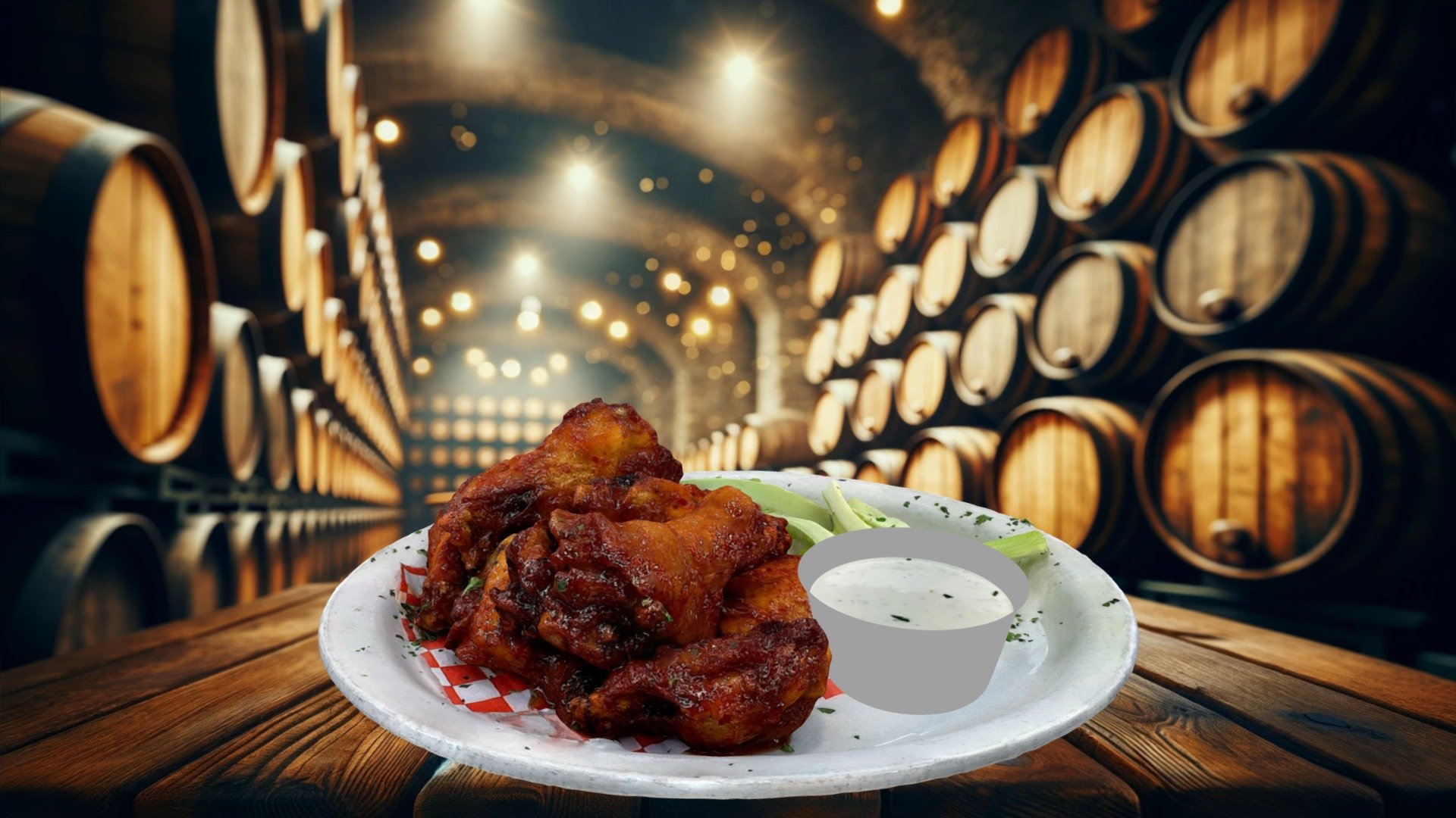 Moylans Chicken Wings 3d model