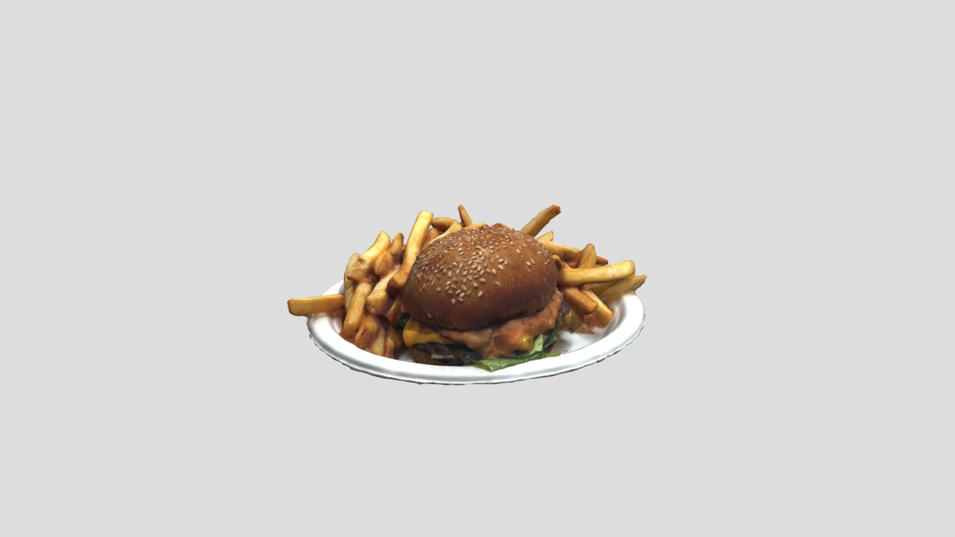 Cheese Burger 3d model