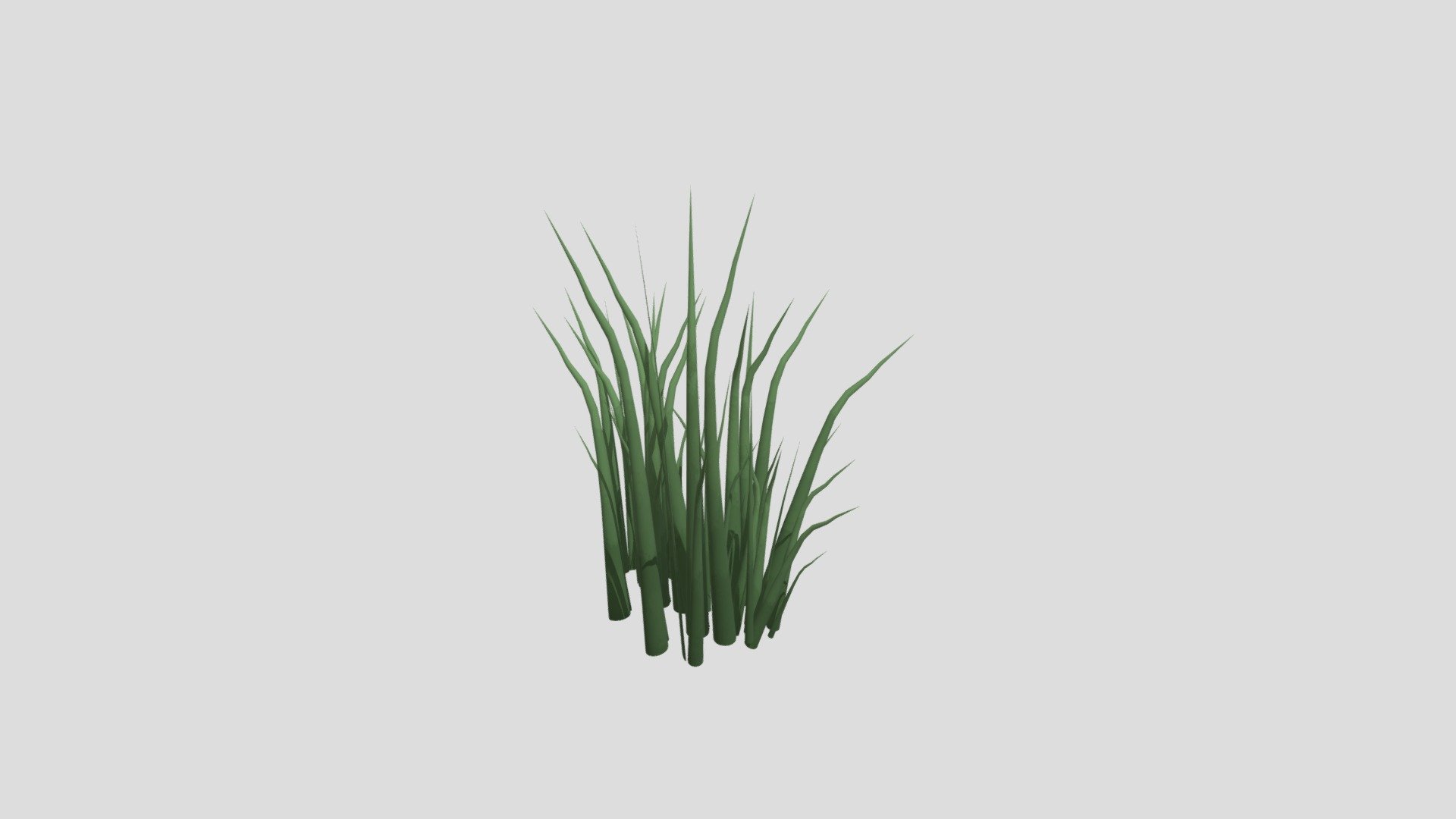 veel gras 3d model