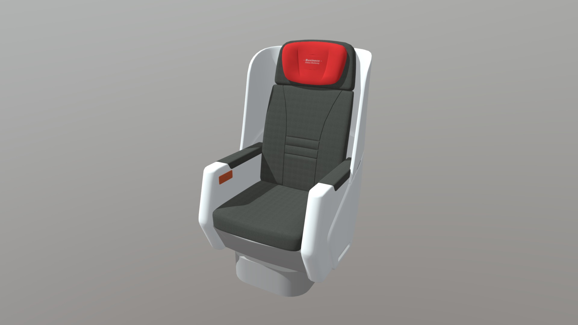 Railway High Speed Railway Seats 01 3d model