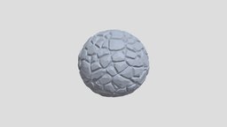 3DRockWallSculptBall