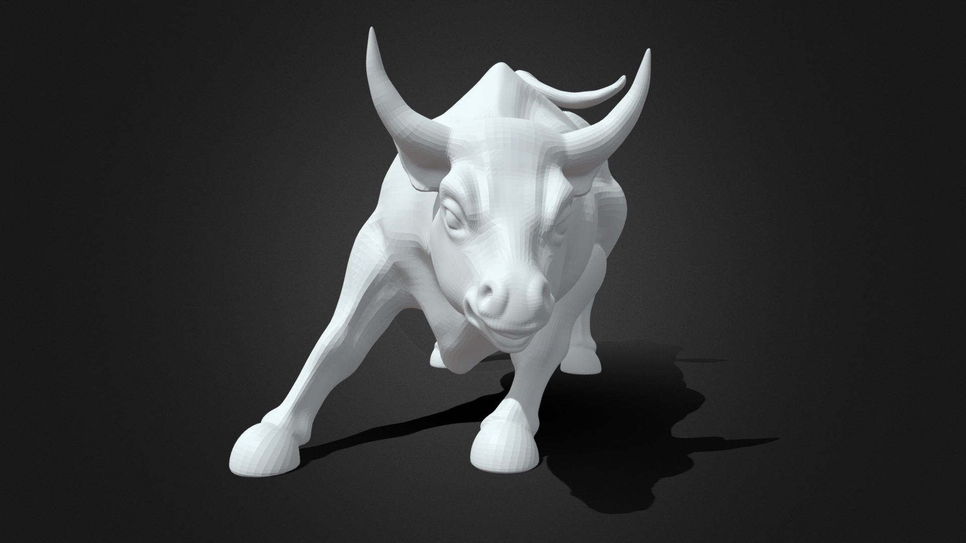 Bull 3d printing model 3d model