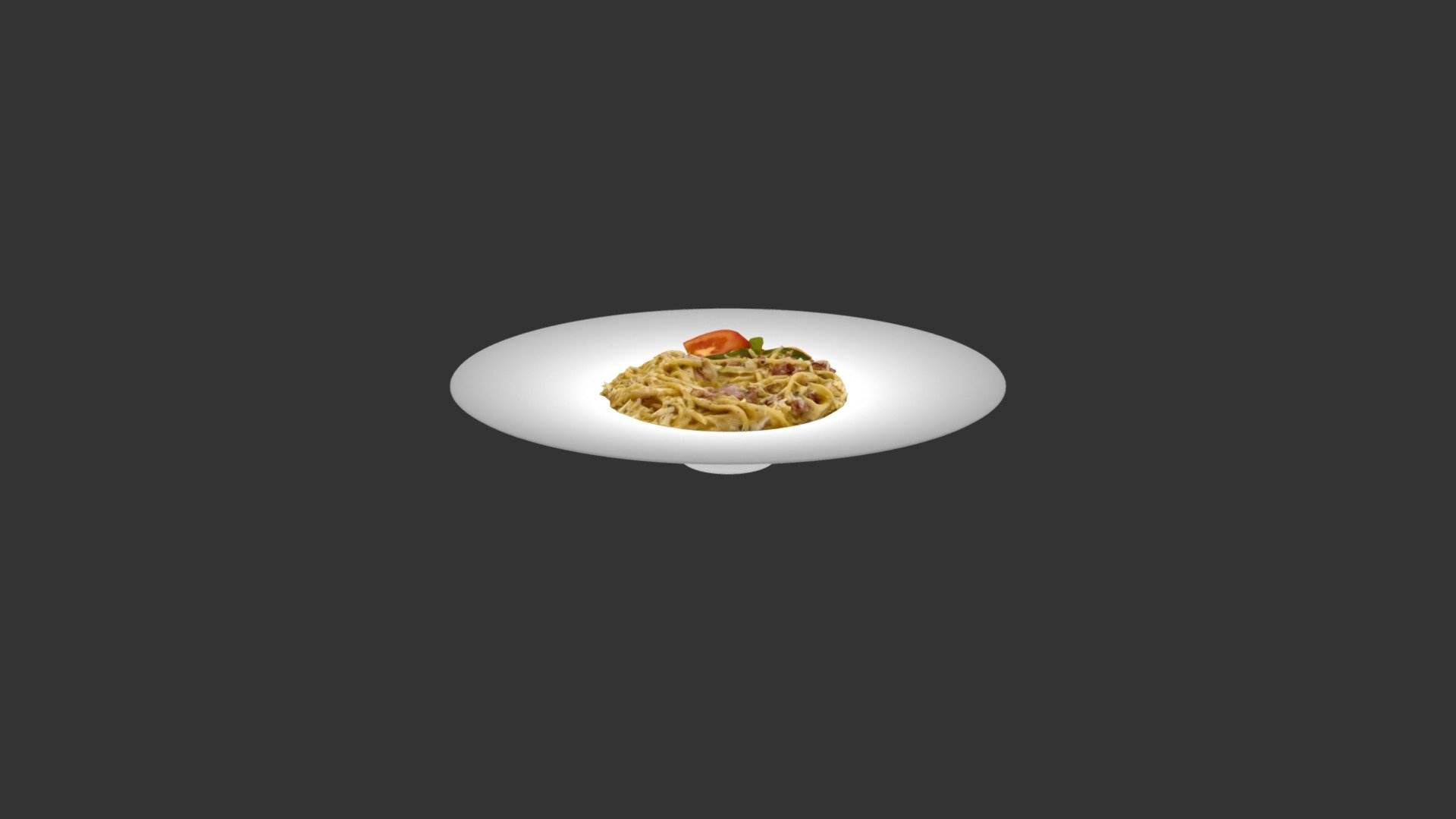 Pasta Carbonara 3d model