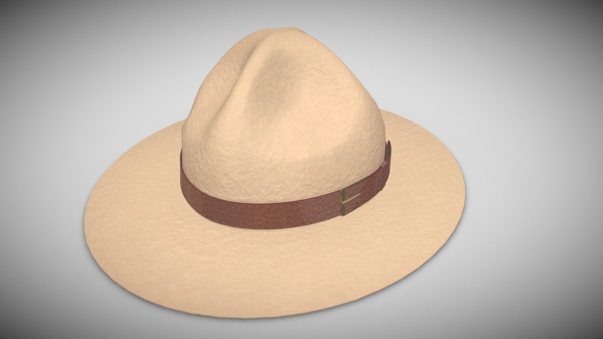 Campaign Hat(RCMP)💮📷 3d model