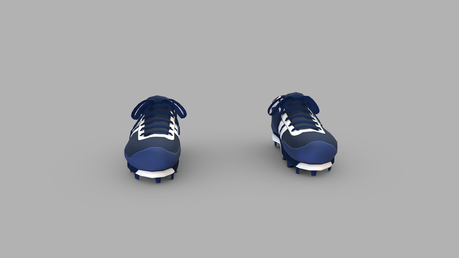 Low Poly Soccer Football Baseball Sports Shoes 3d model