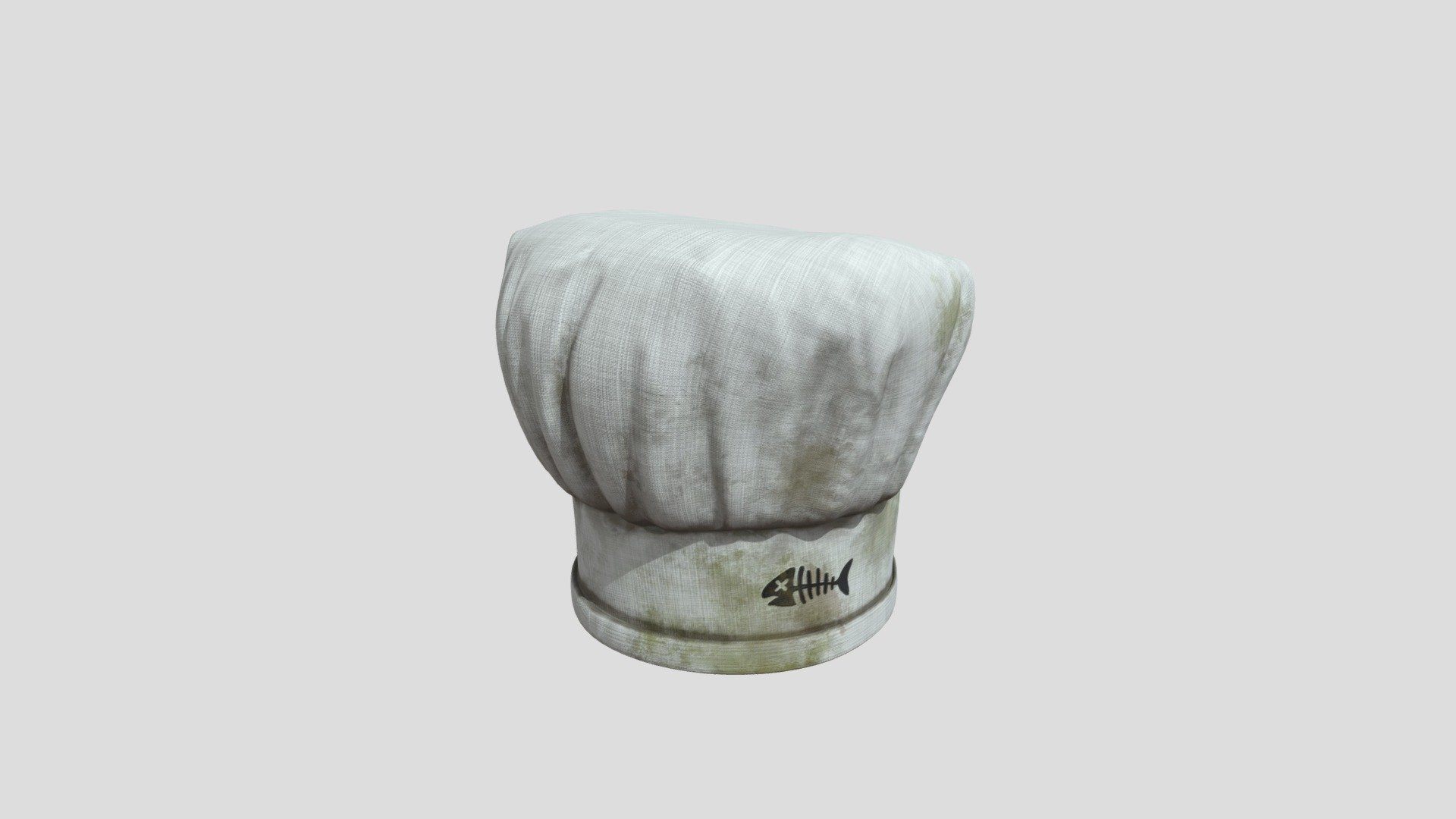 Chef Hat (Dusty) 3d model