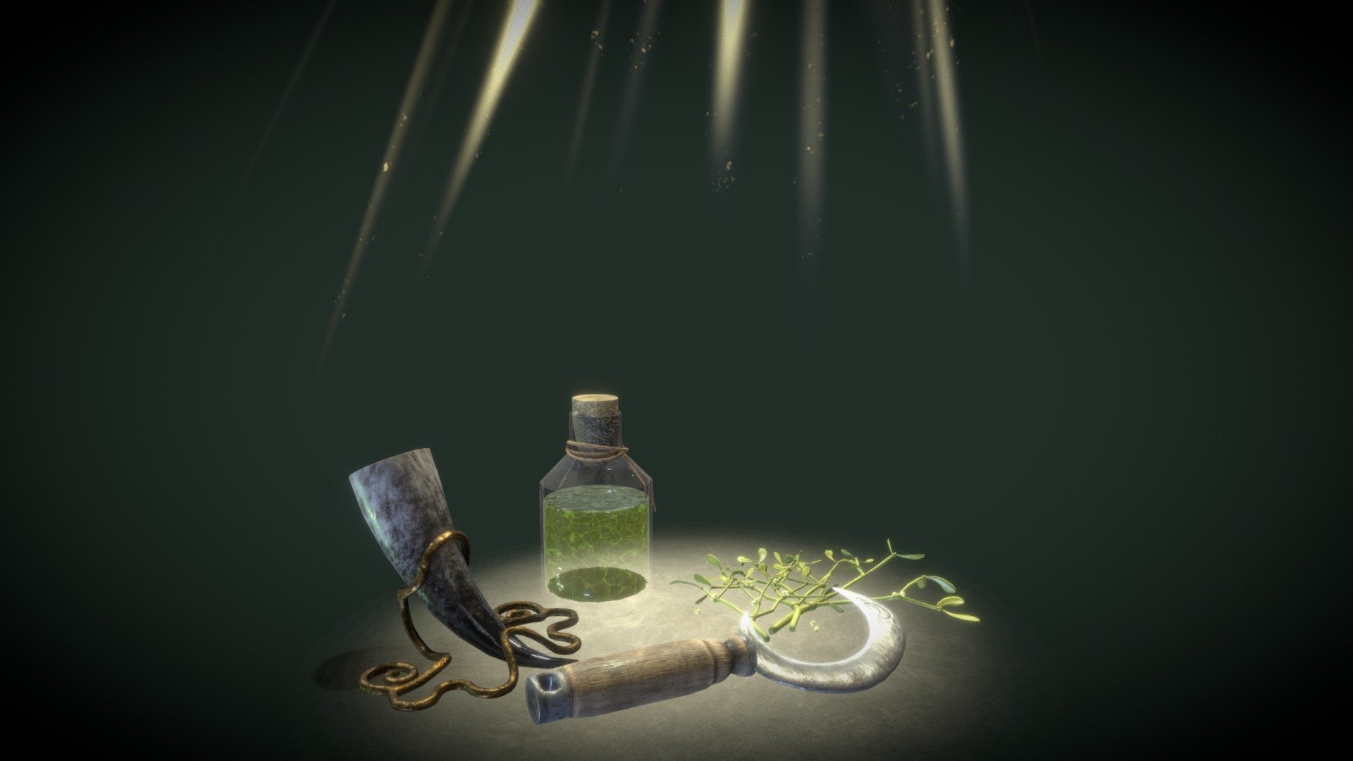 Alchemy Scene 3d model