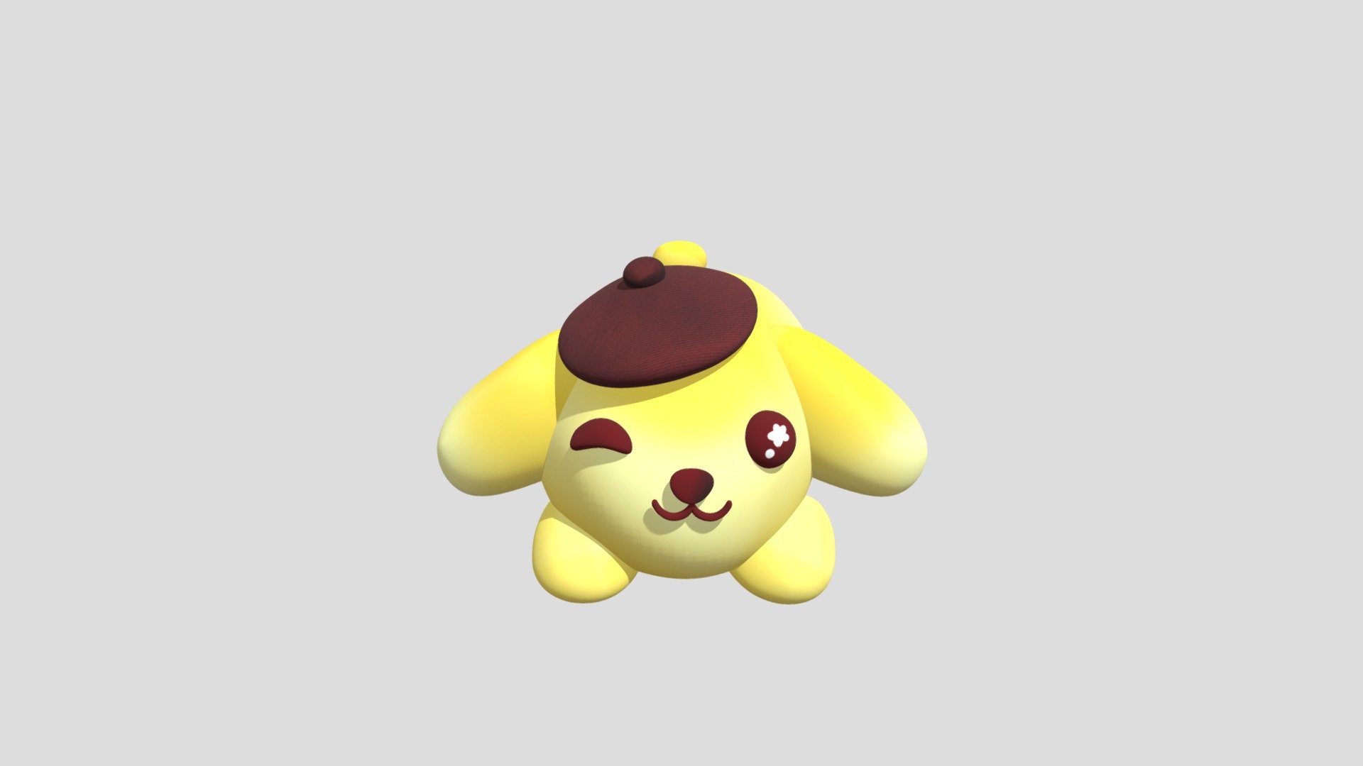 Pom Pom Purin 6 3d model