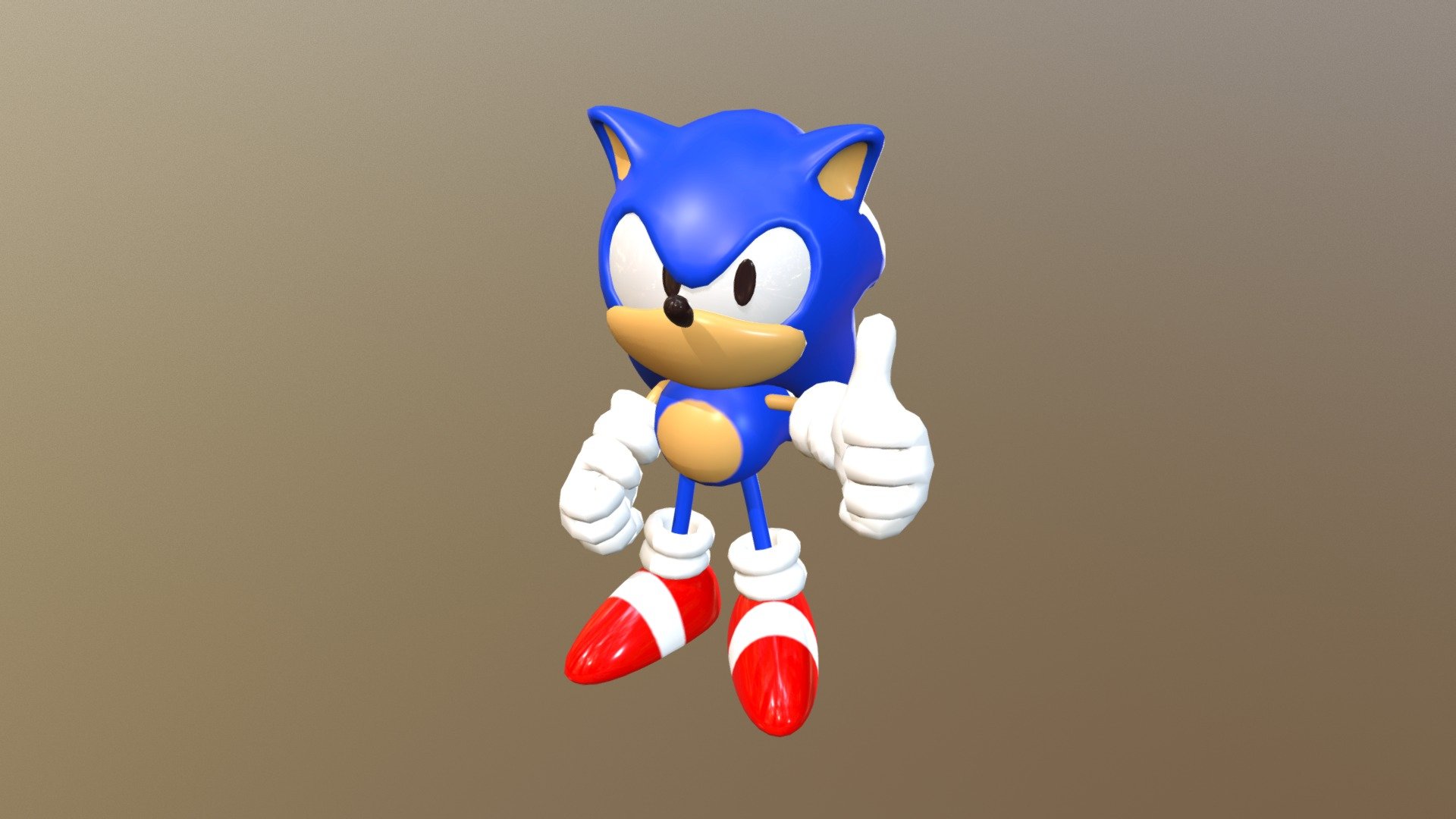 Sonic the Hedgehog 3d model