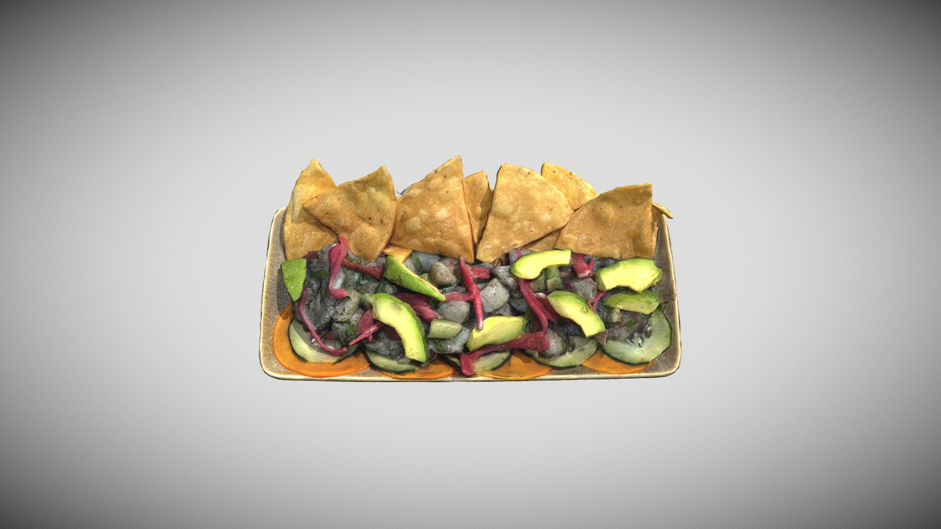 Copita Aguachile Negro 3d model