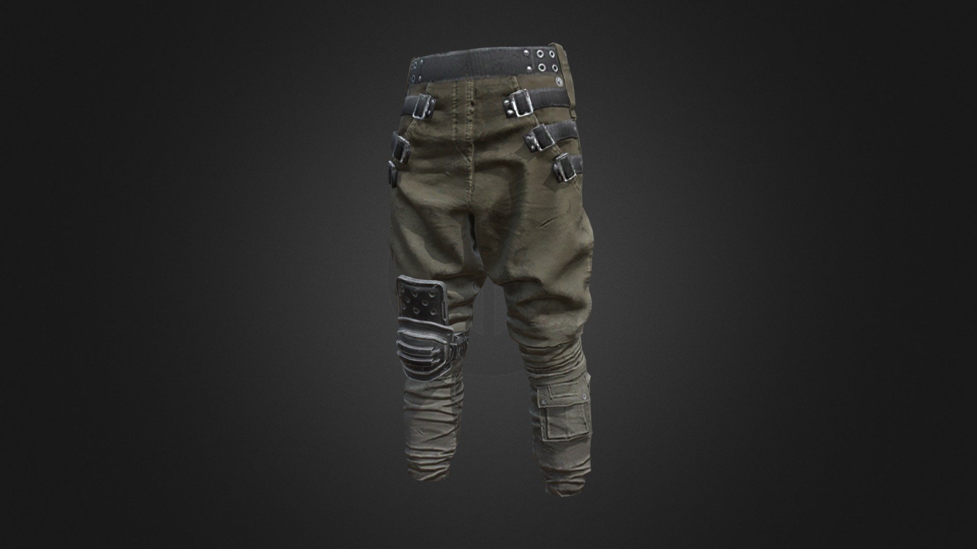 Baggy Pants (Brown) | PUBG 3d model