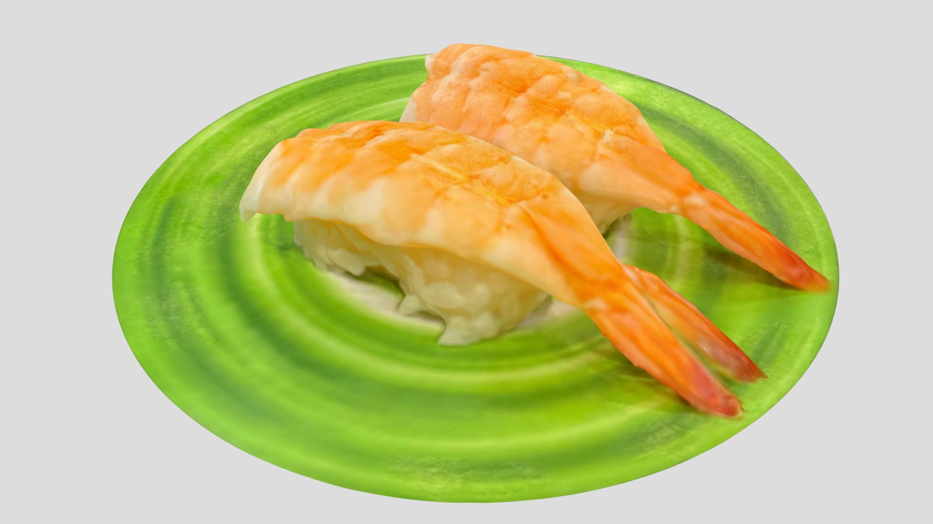 Shrimp Sushi 3d model