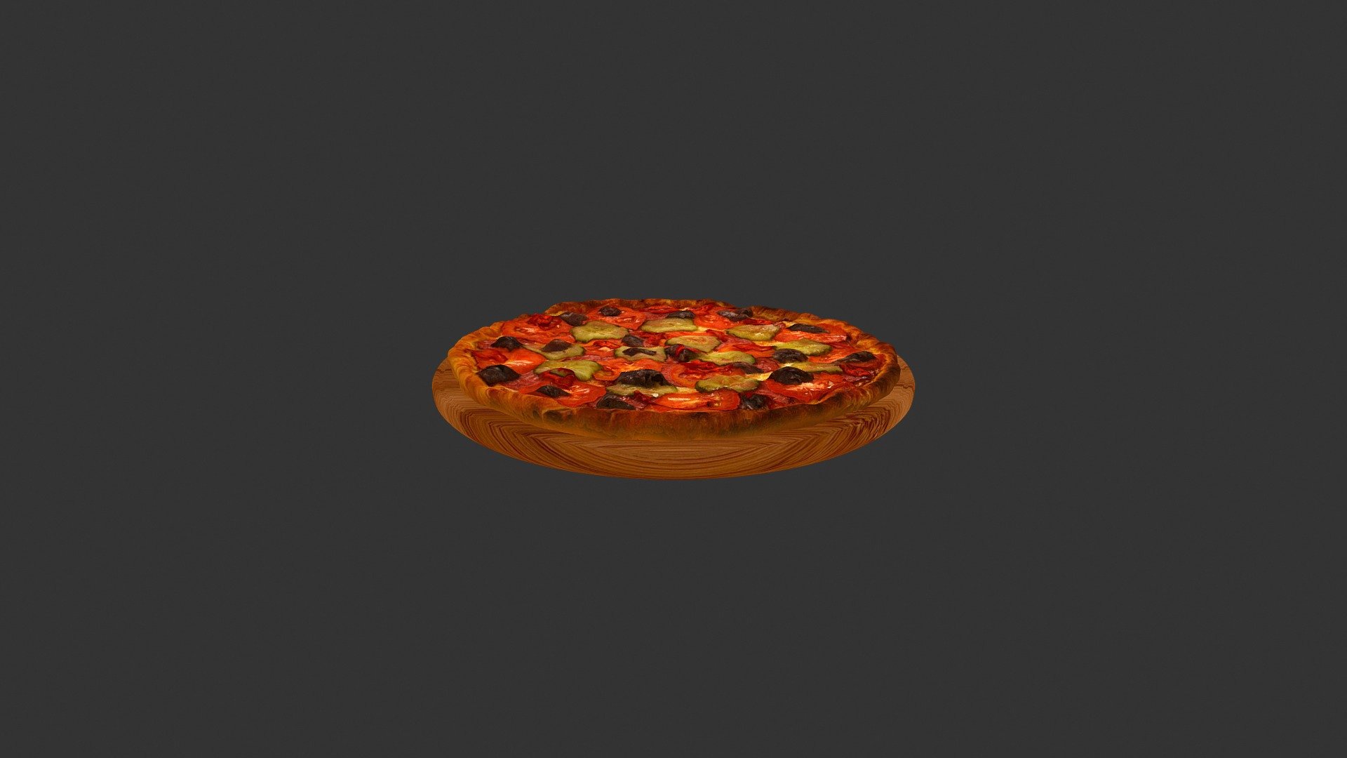 Піца Східна красуня (Red_mix_pizza) 3d model