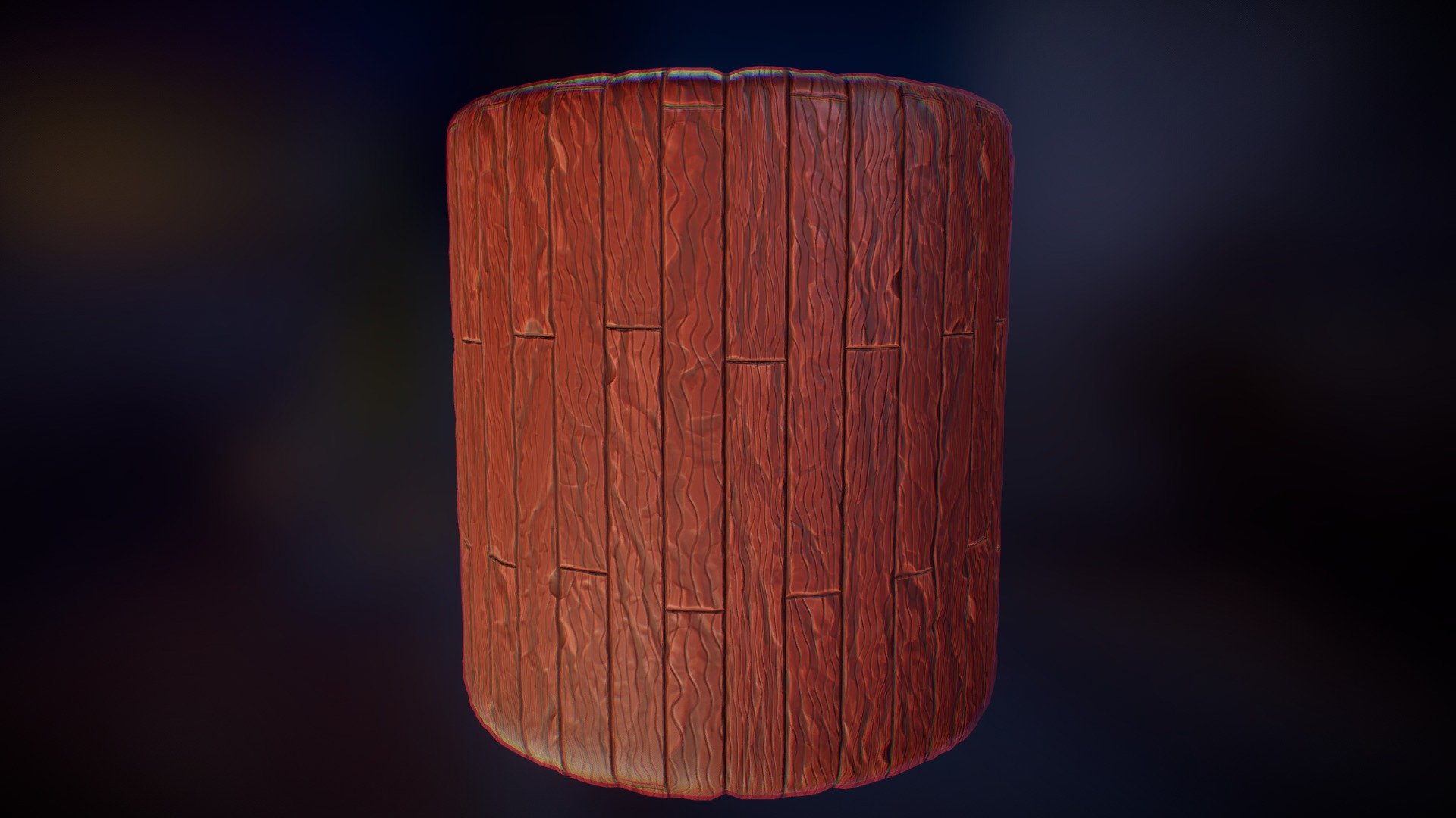 Stylized Wood 3d model