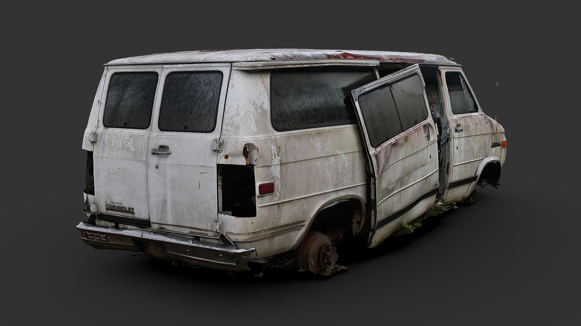 Junk Van 01 (Raw Scan) 3d model