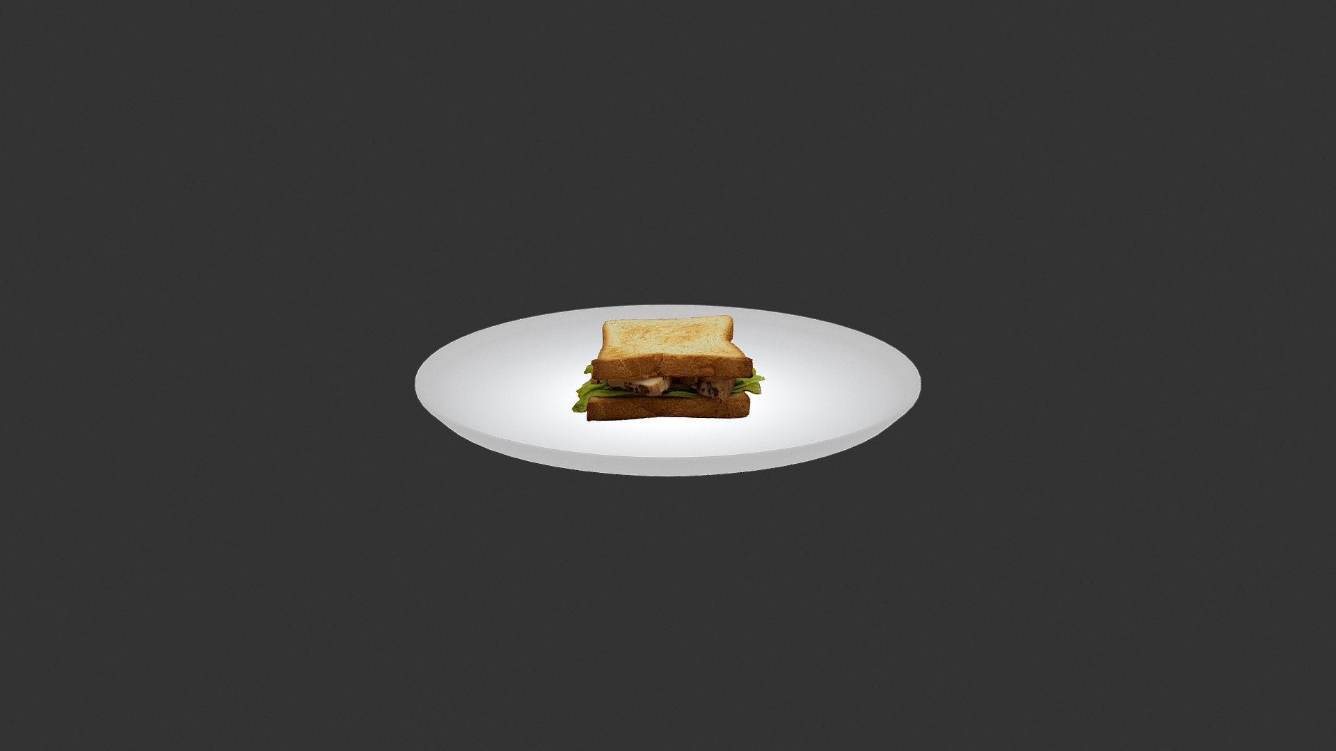 Sandwich Chicken 3d model