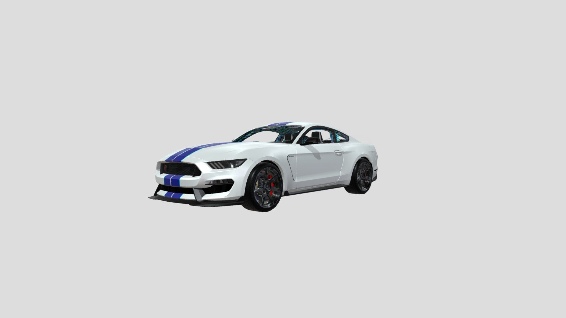 Shelby GT350R 2016 3d model