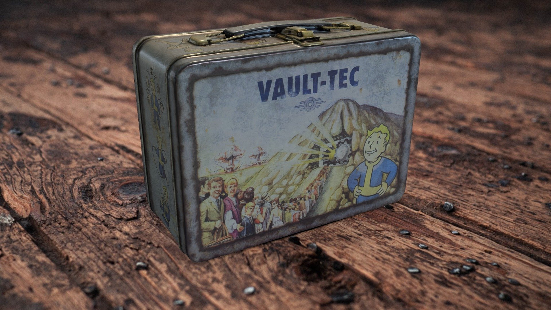 Fallout Vault-Tec LunchBox 3d model