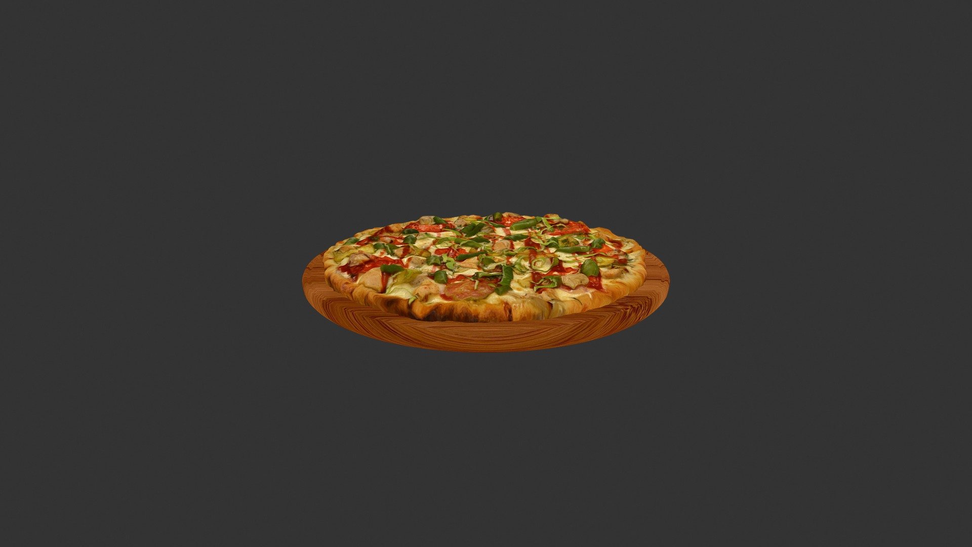 Catsup_salat_pizza 3d model