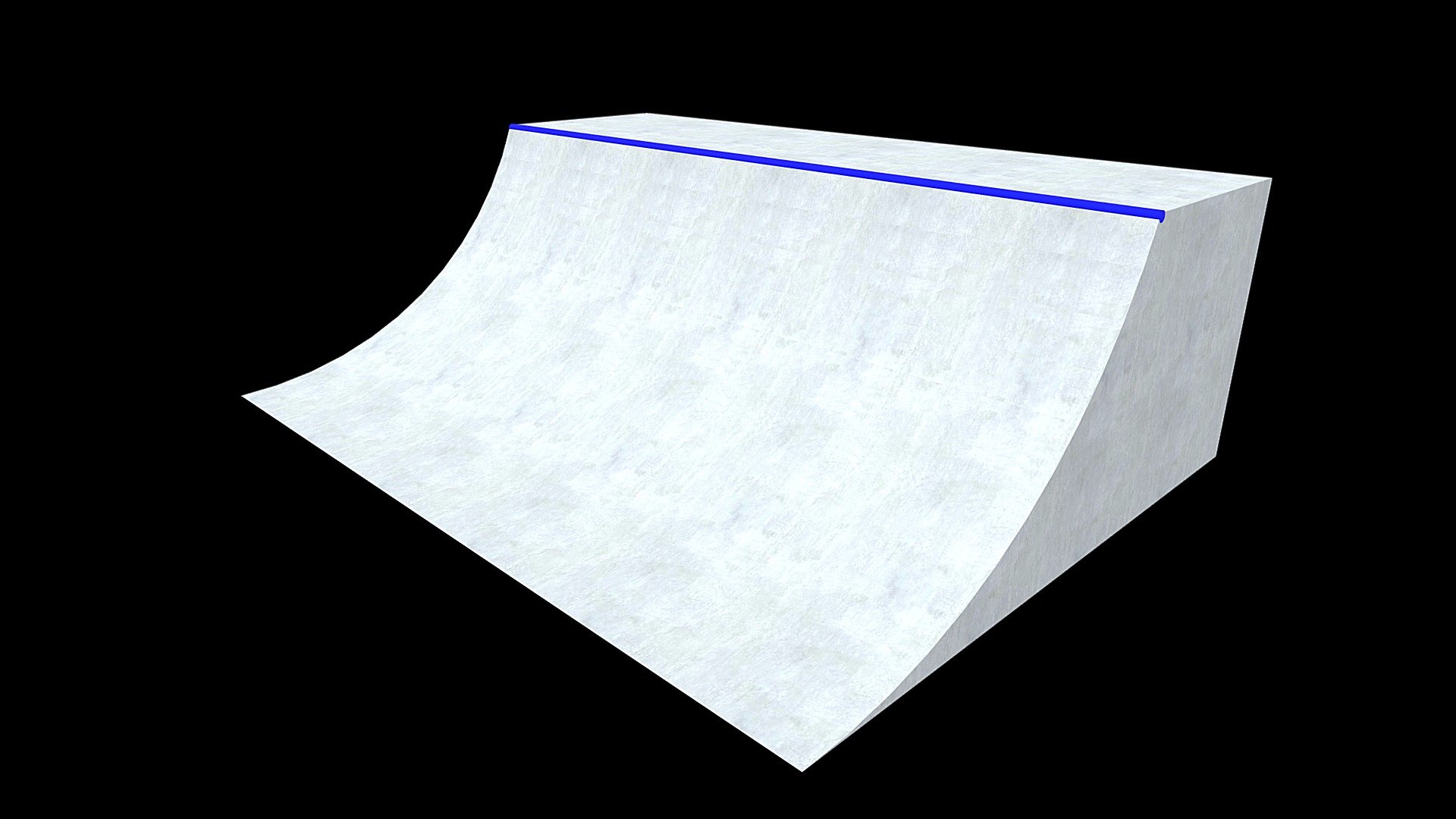 Quarter Pipe_175cm 3d model