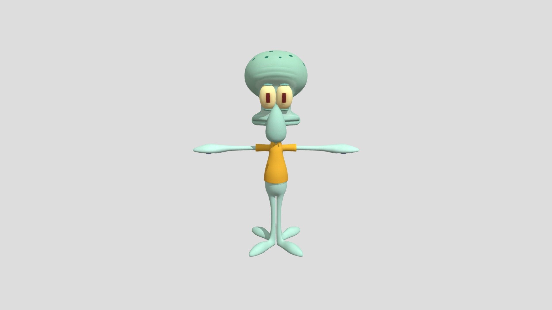 Squidward 3d model