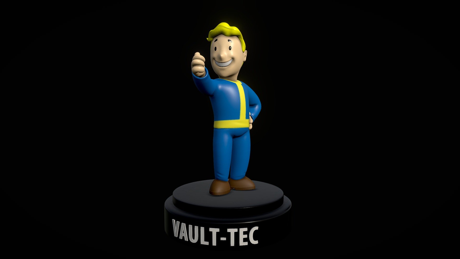 Vault boy 3d model