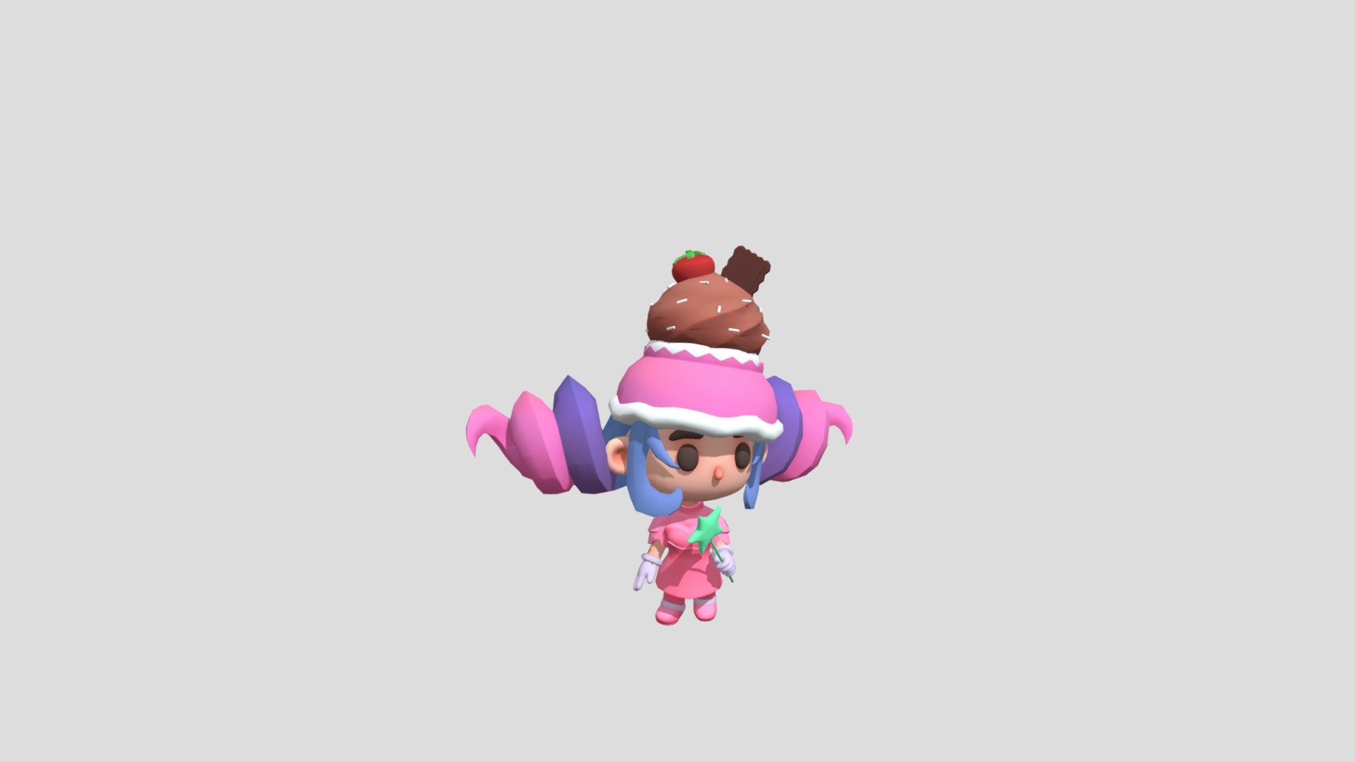 Candy Girl 3d model