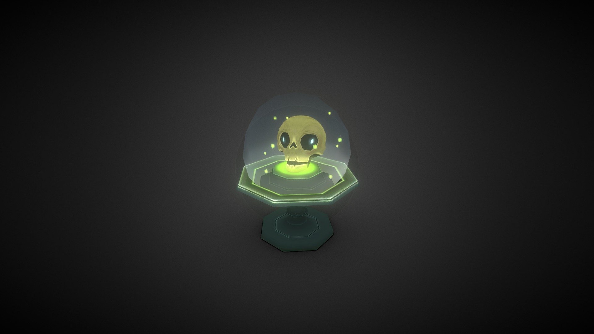 Crystal ball 3d model