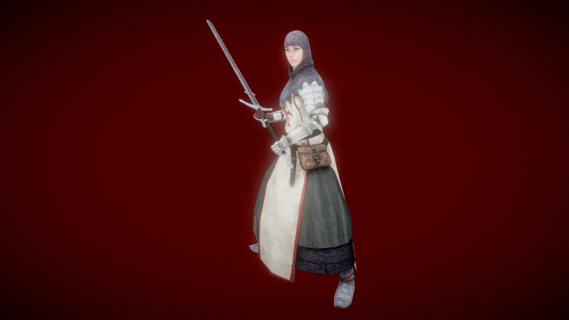 Sister Templiers 3d model