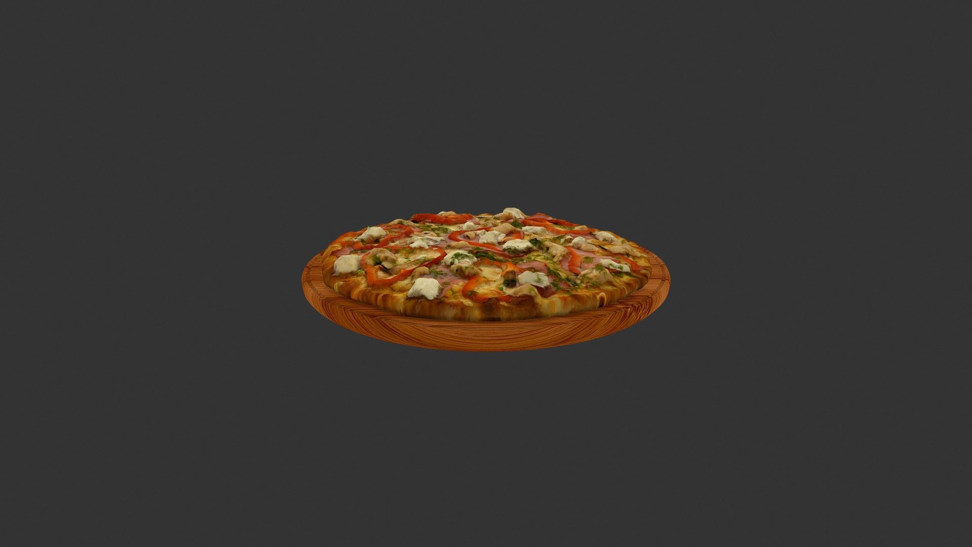 Піца Тартаріно (Cao_Blanco_pepper_pizza) 3d model