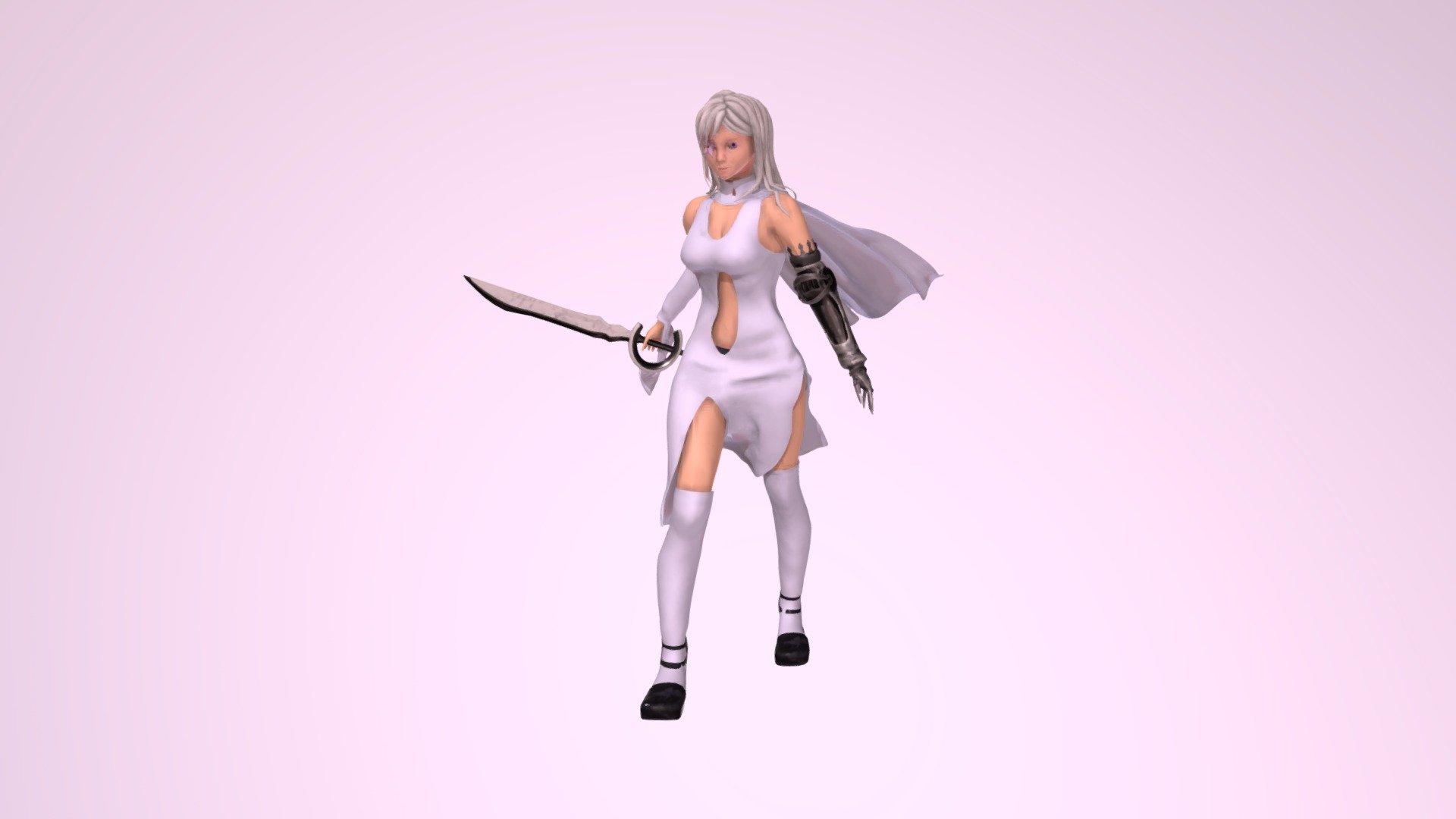 3d character Zero (Drakengard3) 3d model