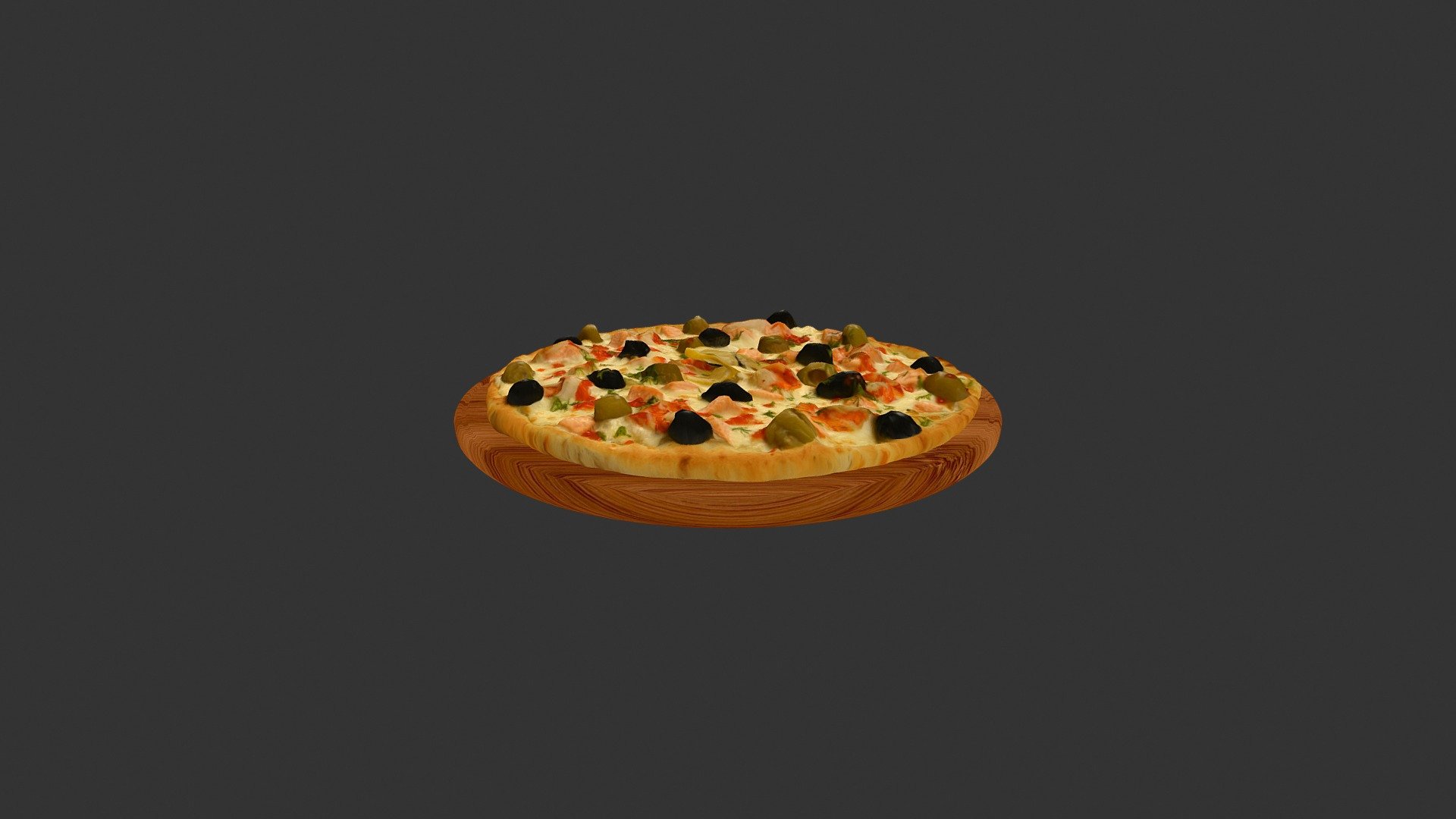 Third_lemon_mix_pizza 3d model