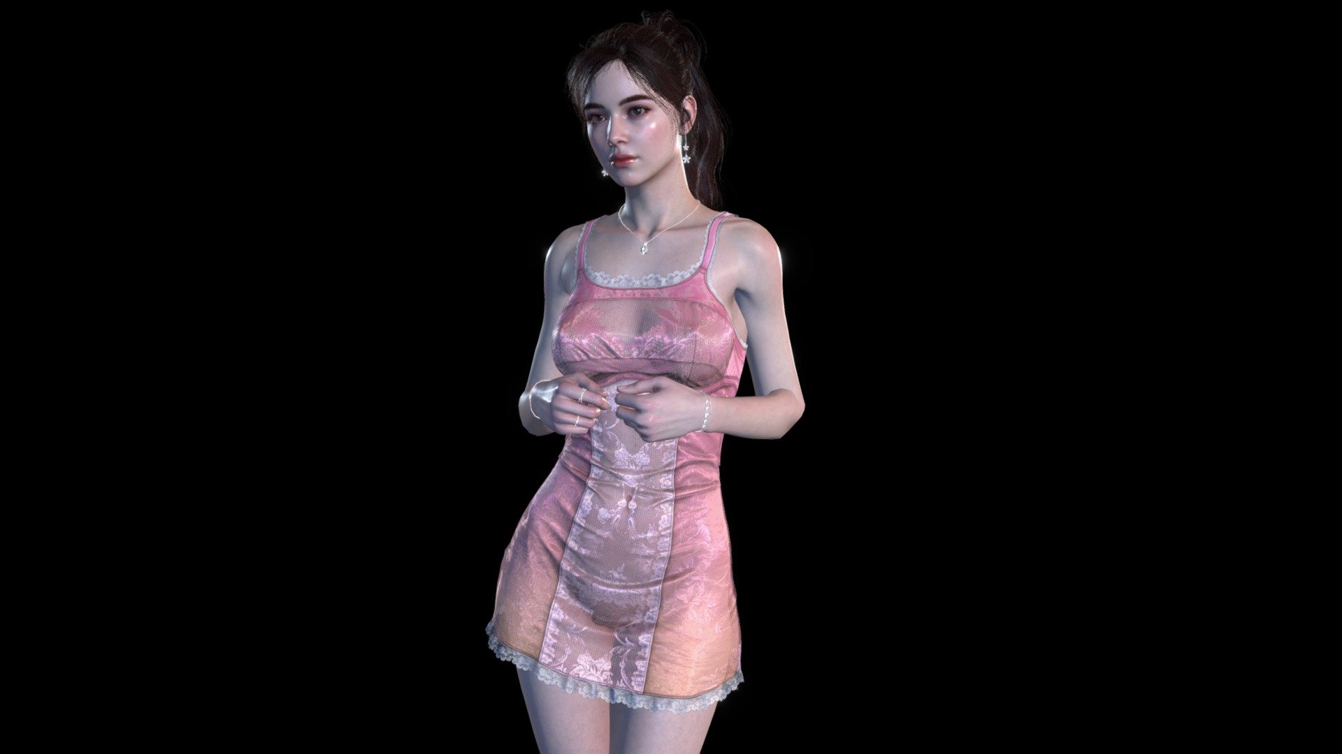 Lovely Sleep Wear 3d model