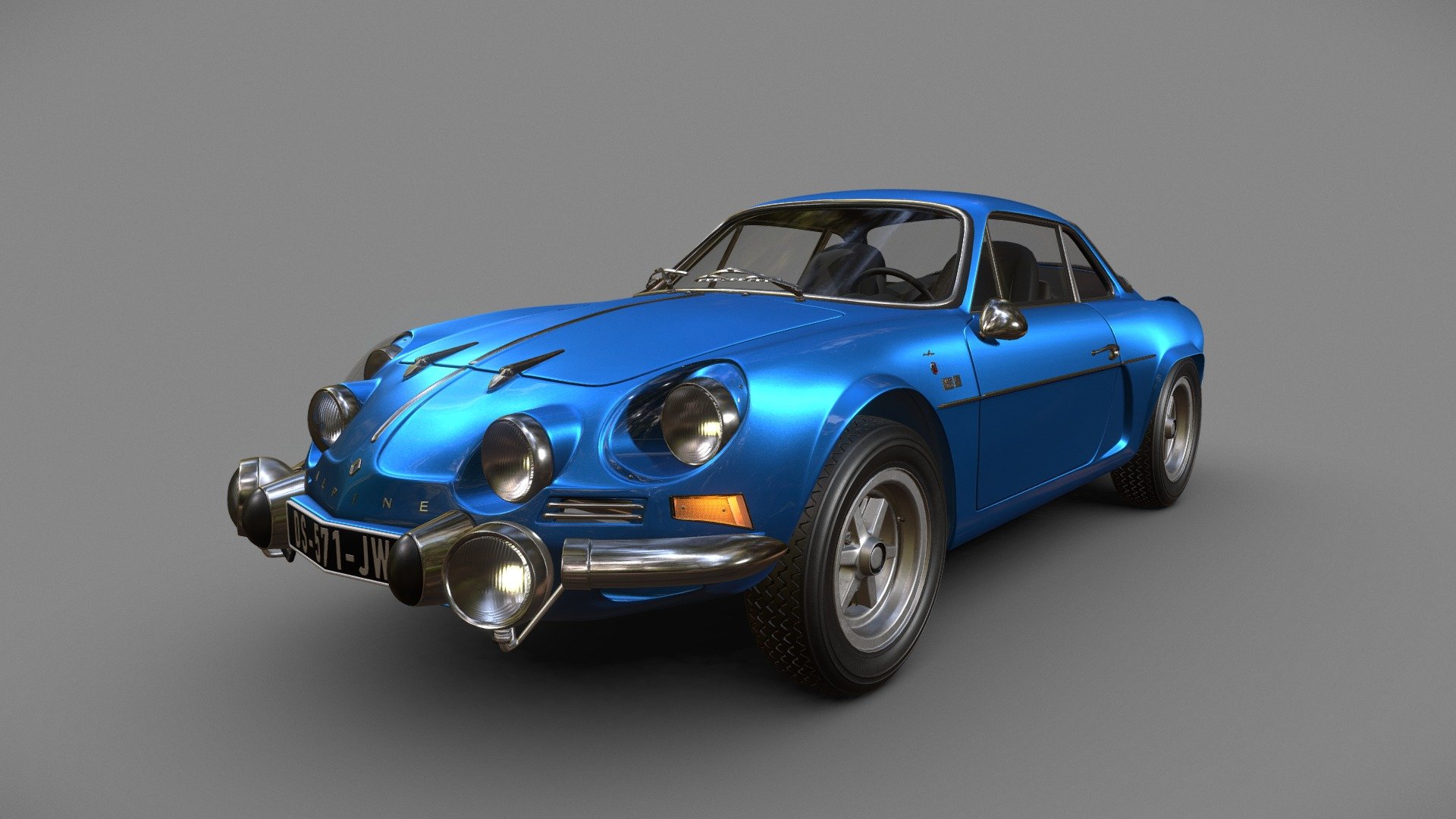 Renault Alpine A110 1600s 3d model