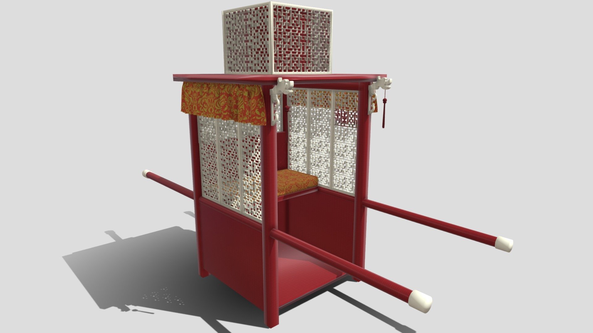 Chinese Palanquin 3d model