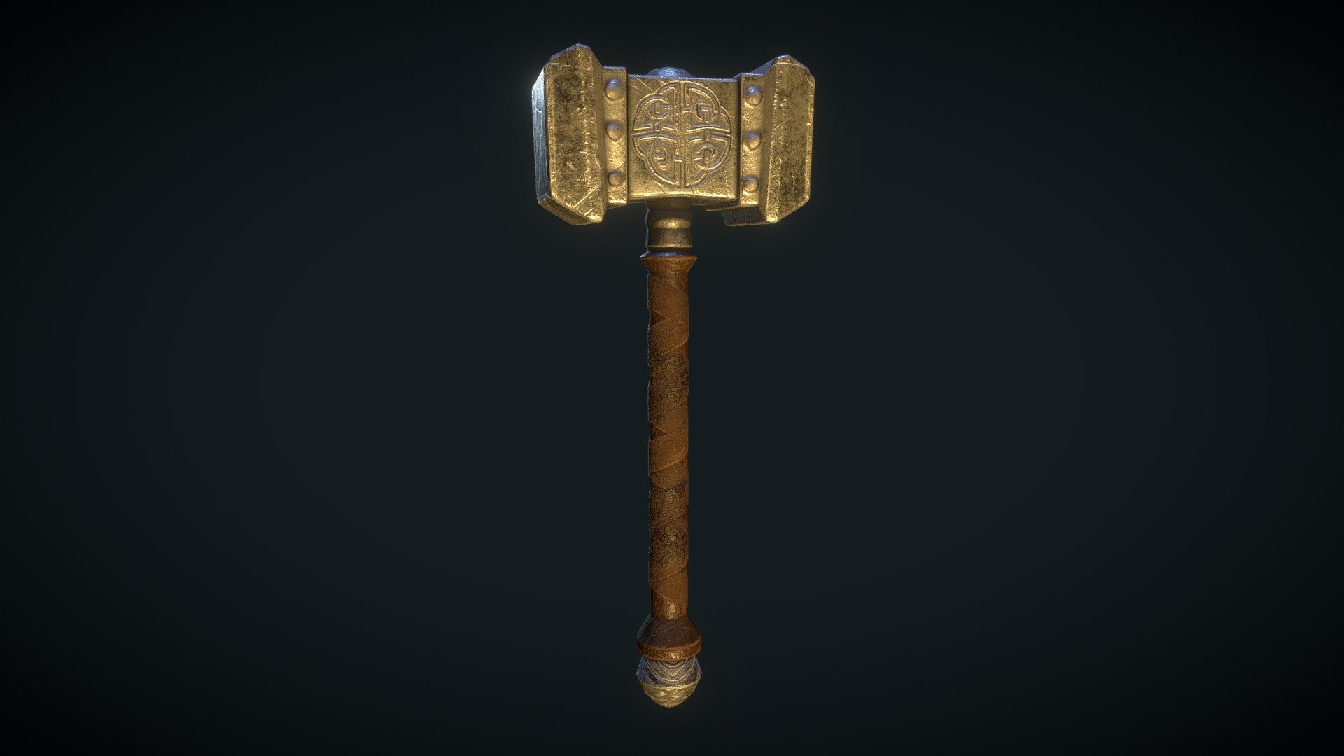 Viking Hammer 3d model