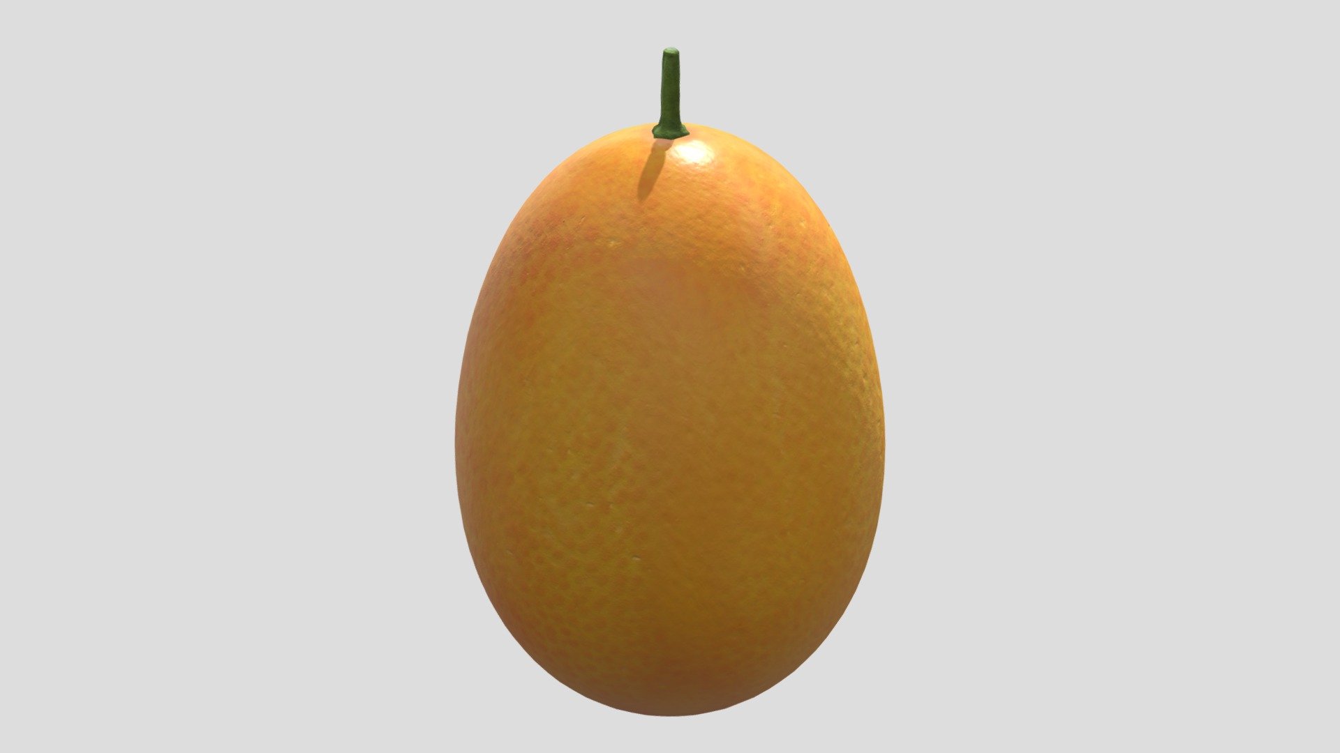 Kumquat Low Poly PBR 3d model