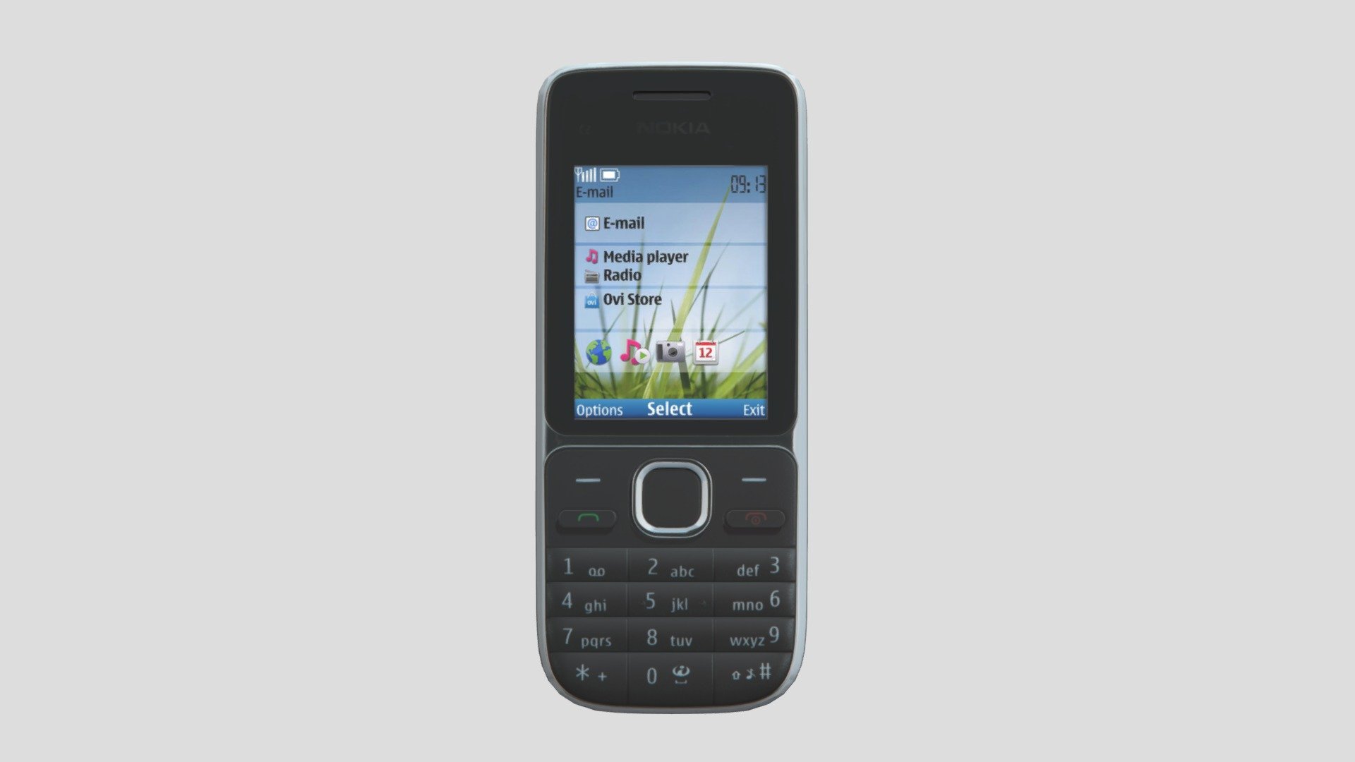 Nokia_C2-01 Black 3d model