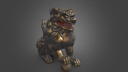 Komainu Statue