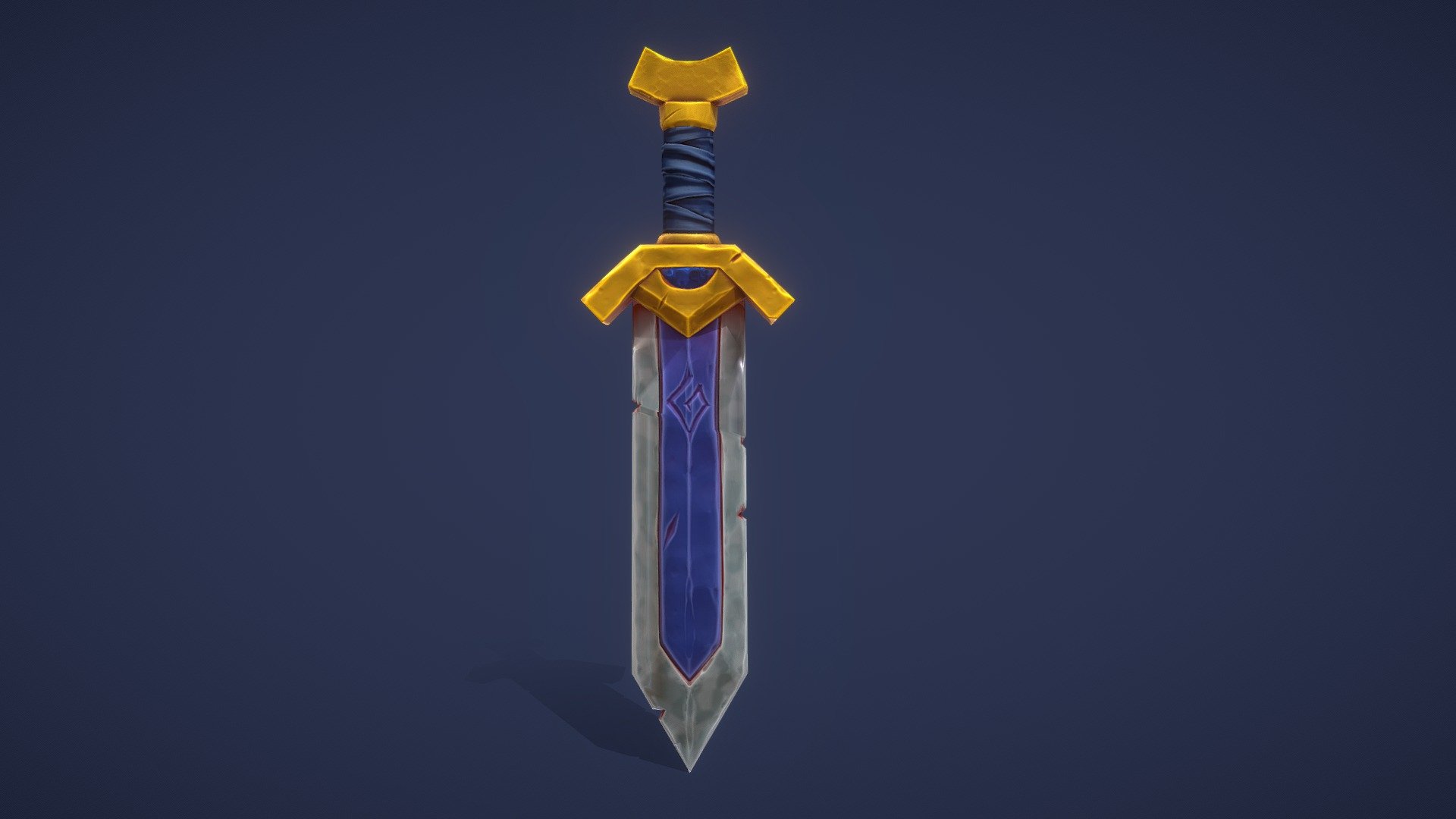 Stylize Big Sword 3d model