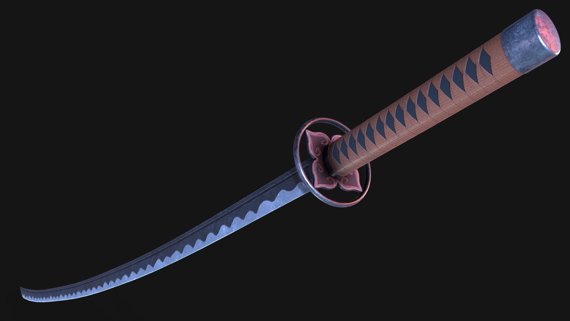 Nodachi "Washing Pole" 3d model